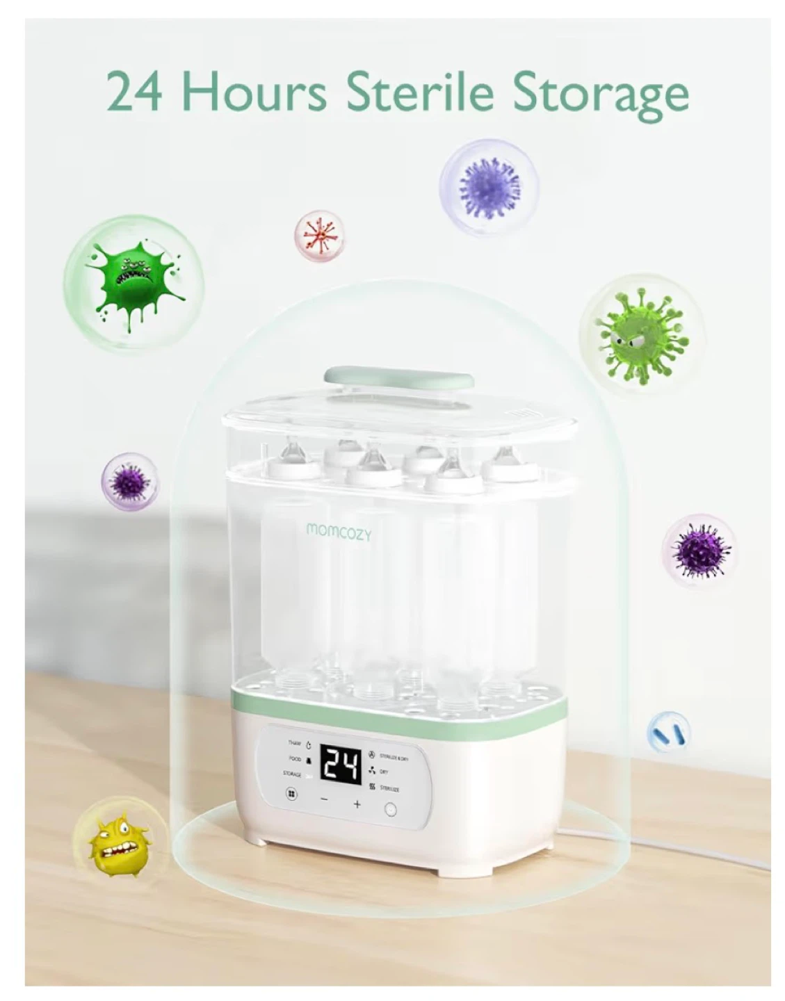 Momcozy Bottle Sterilizer & Dryer - photo 4