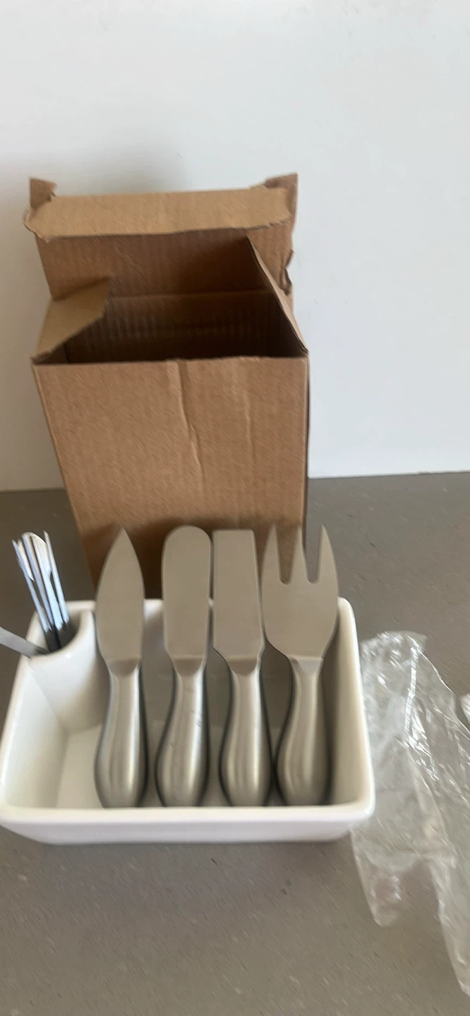 Cheese Knife Set with Ceramic Holder - photo 2