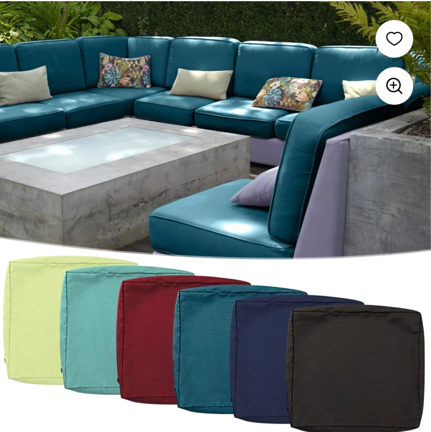 Outdoor Patio Furniture Cushion Covers