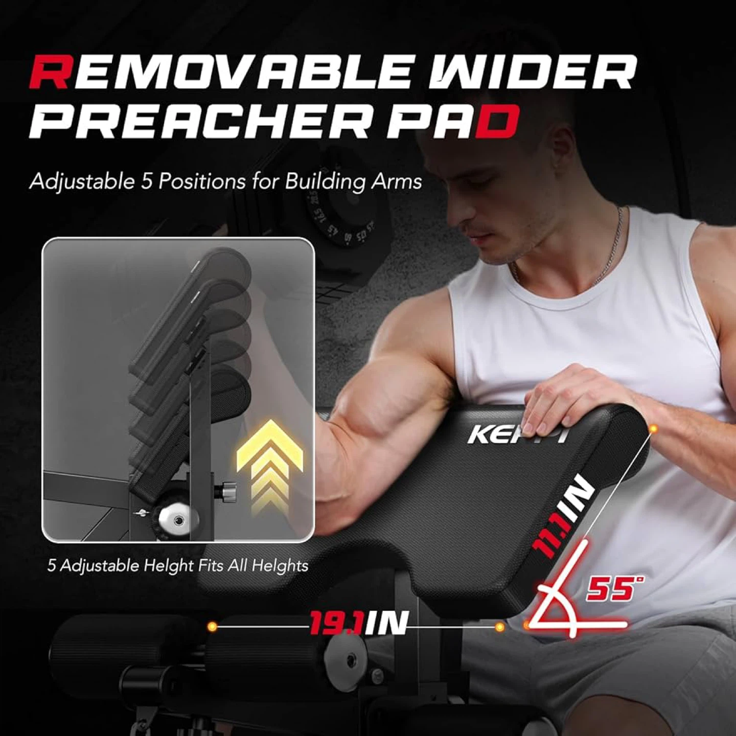 Keppi Bench3000 Max Adjustable Weight Bench - photo 3