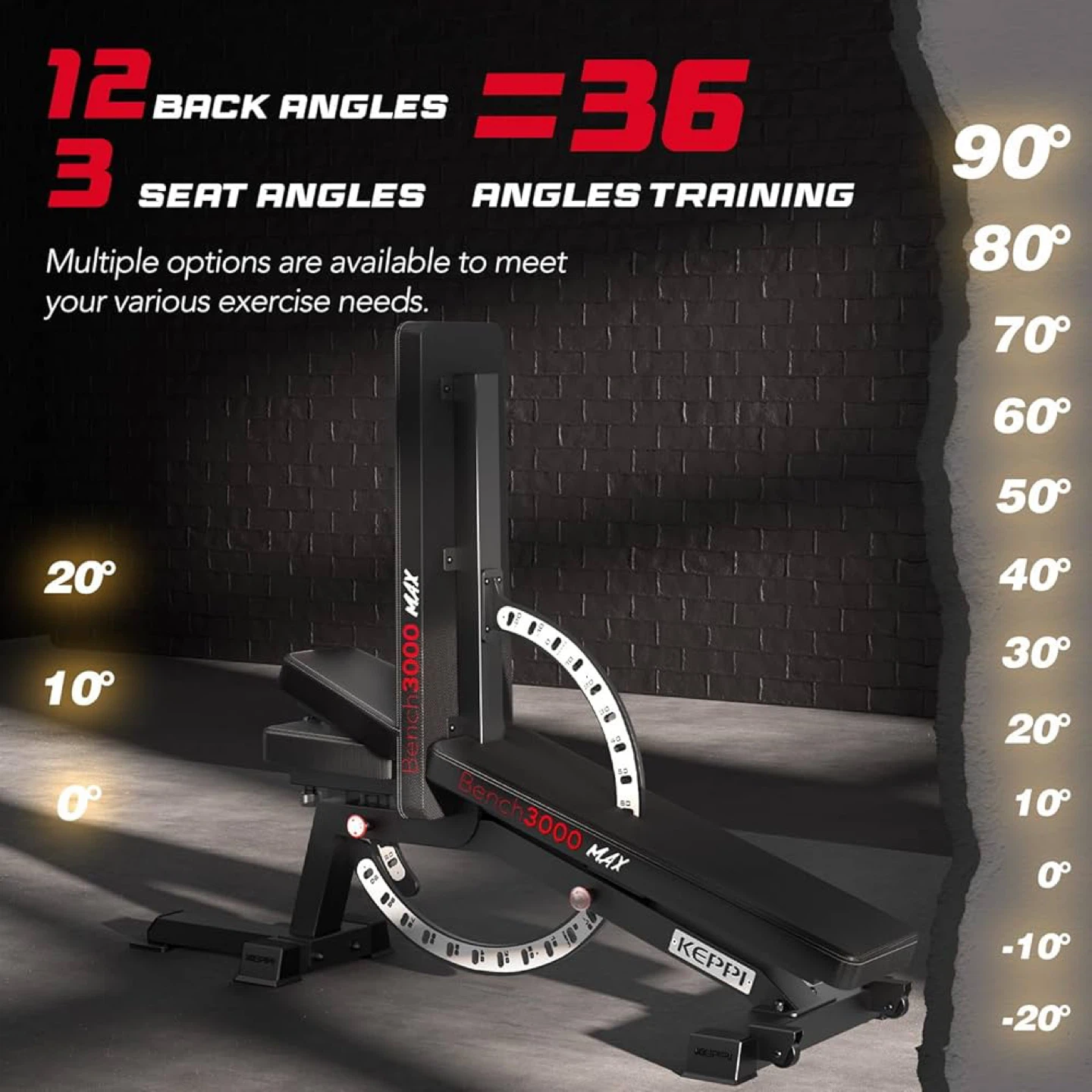 Keppi Bench3000 Max Adjustable Weight Bench - photo 5