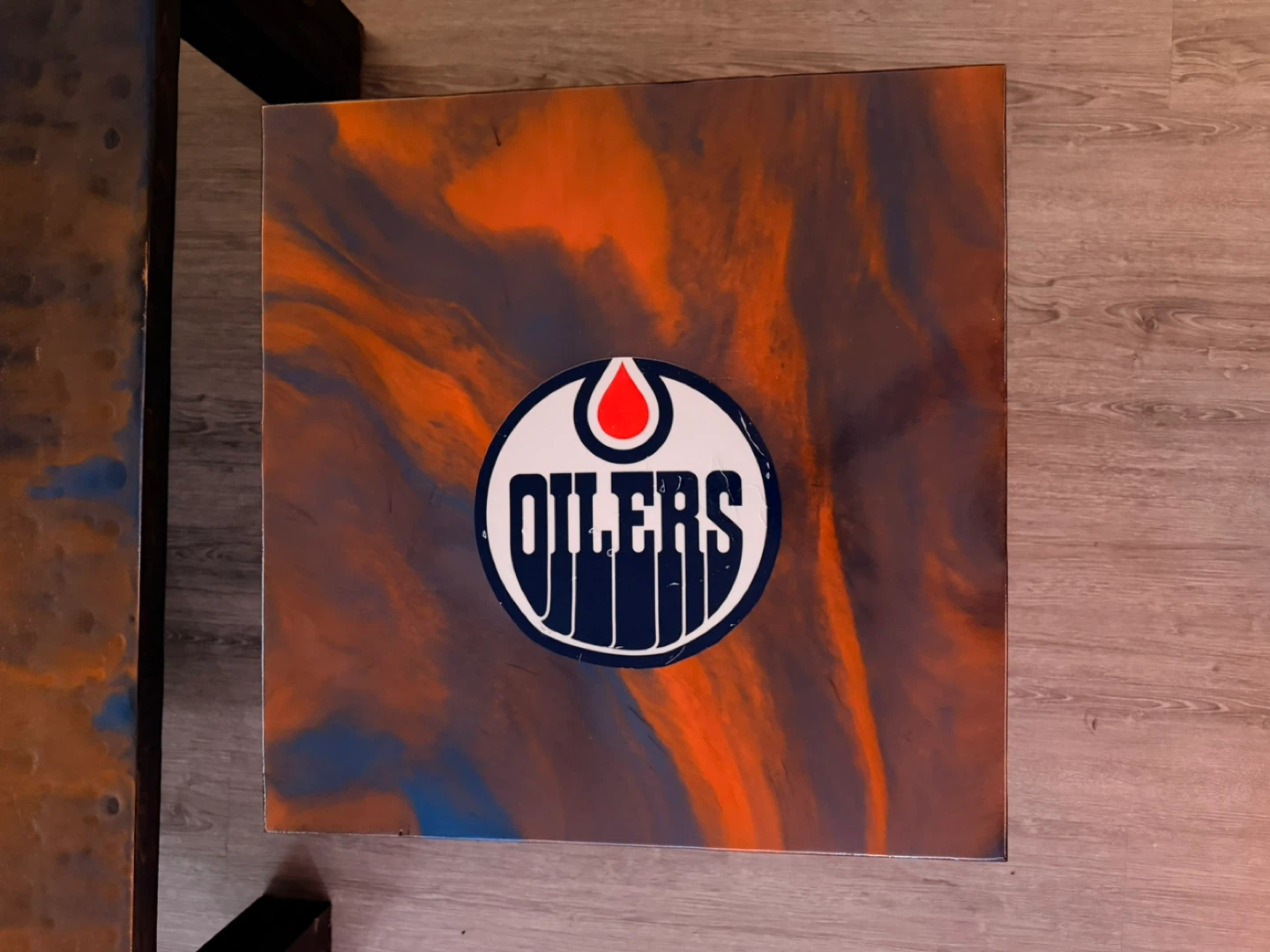 Edmonton Oilers Epoxy Coffee Table Set - photo 3