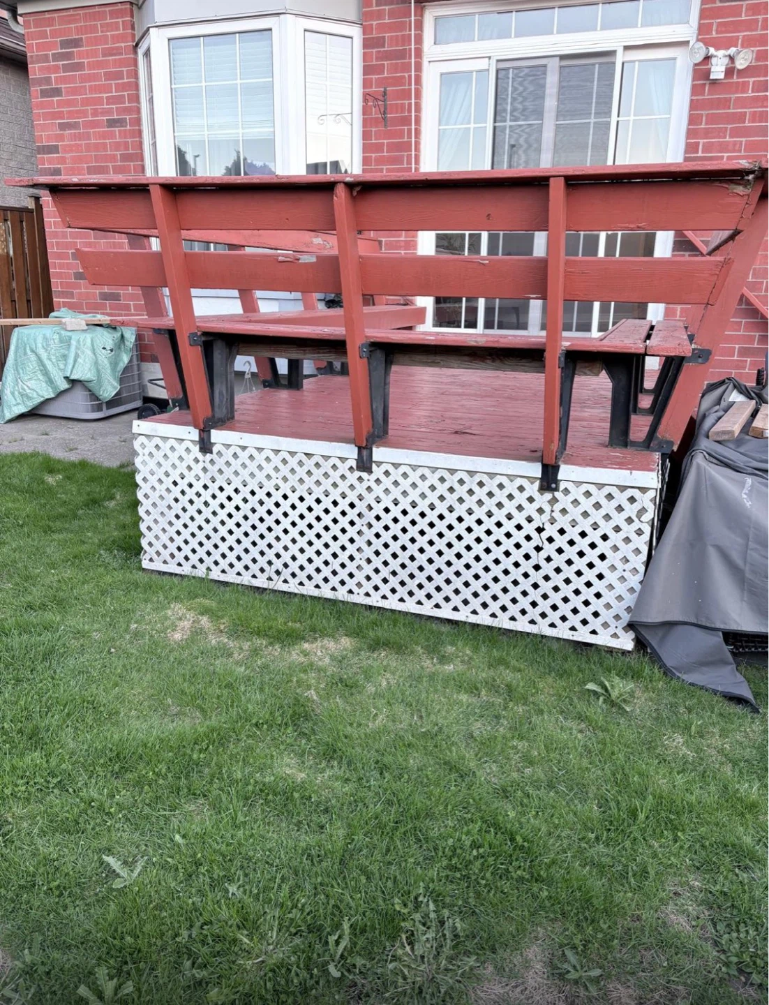 Backyard Deck Available for Immediate Sale