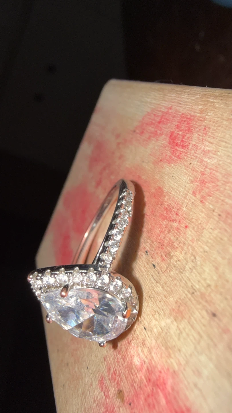 Pear Cut Engagement Ring - photo 2