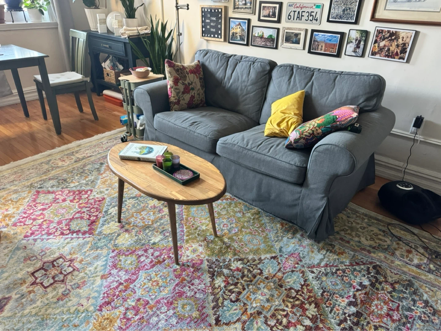 Mid-Century Modern Style Oval Coffee Table - photo 2