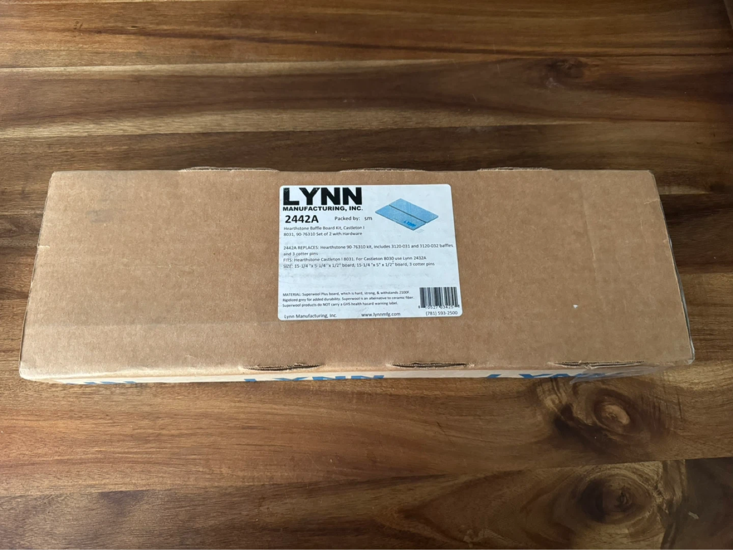 Lynn Manufacturing Replacement Hearthstone Baffle Board Kit - photo 2