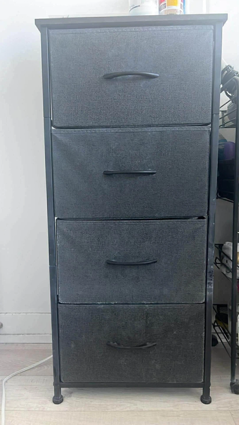 Charcoal Grey 4-Drawer Dresser - photo 4