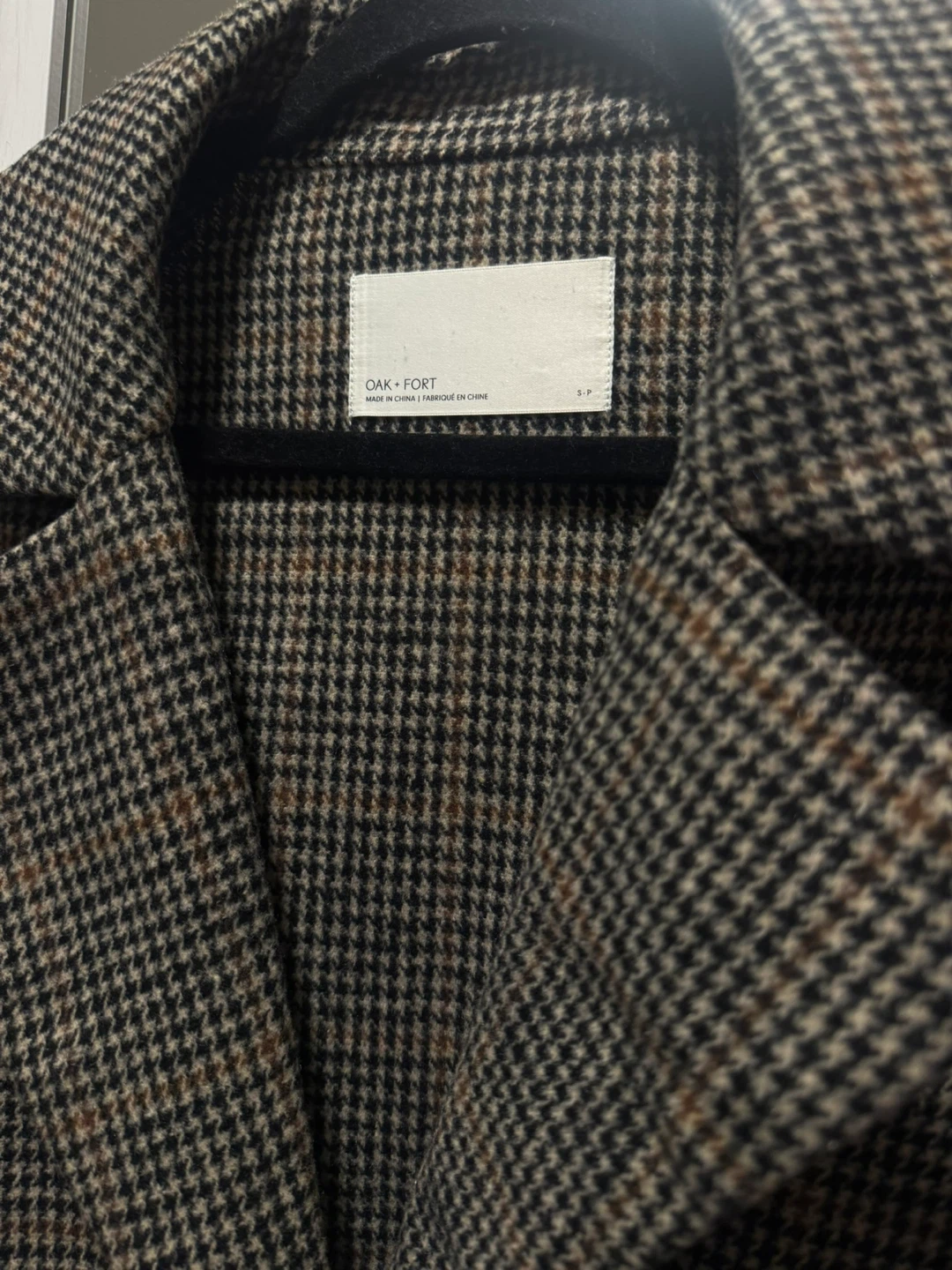 Oak + Fort Houndstooth Print Coat - photo 3