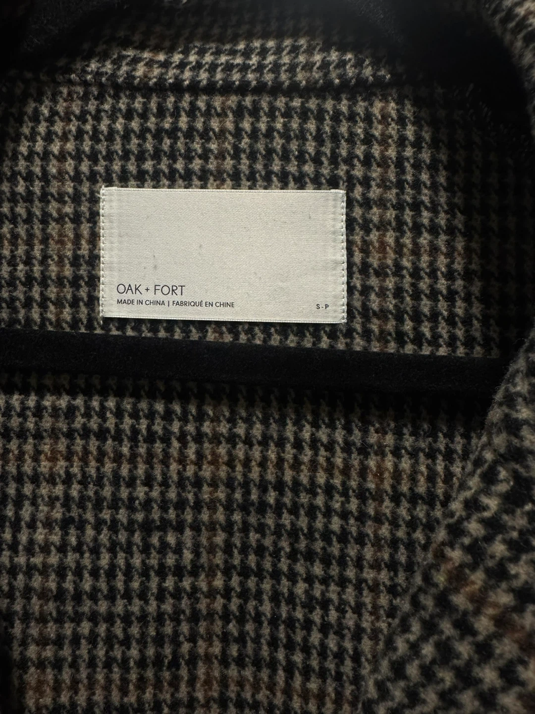 Oak + Fort Houndstooth Print Coat - photo 4