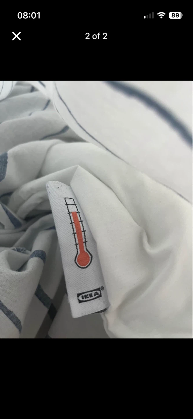 IKEA SMÅSPORRE Duvet - Warm, Twin Size, White - photo 2