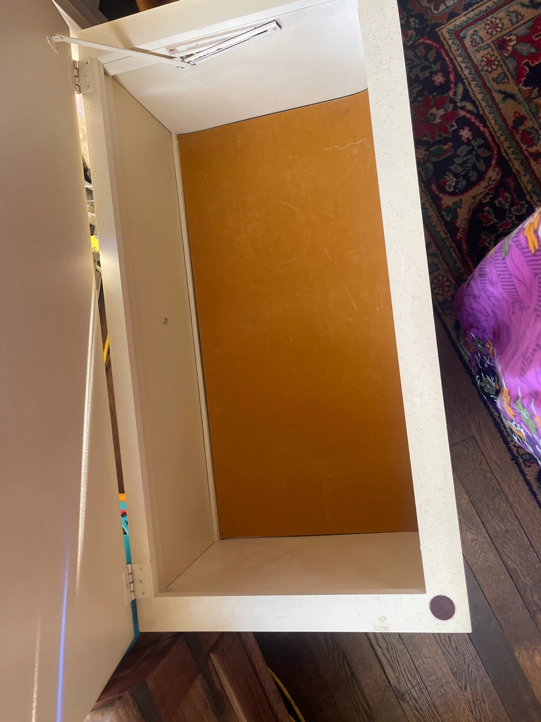 Cream Decorative Storage Chest - photo 3