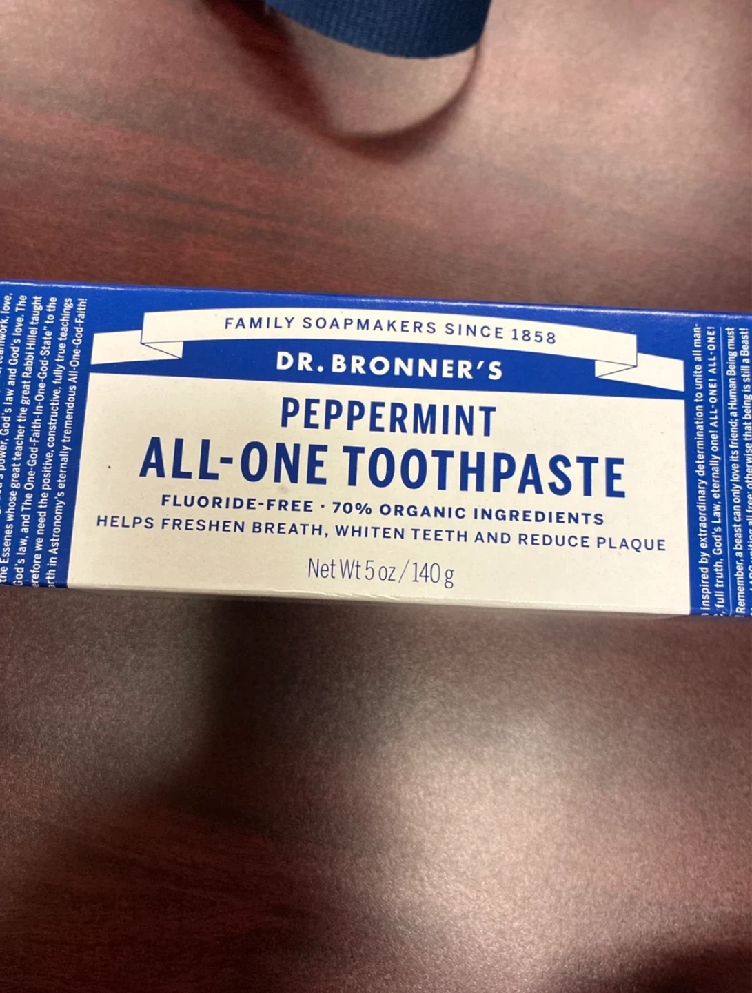 Dr. Bronner's Peppermint All-One Toothpaste - 5 oz