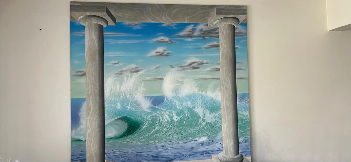 Wall Art Painting - Ocean Wave View