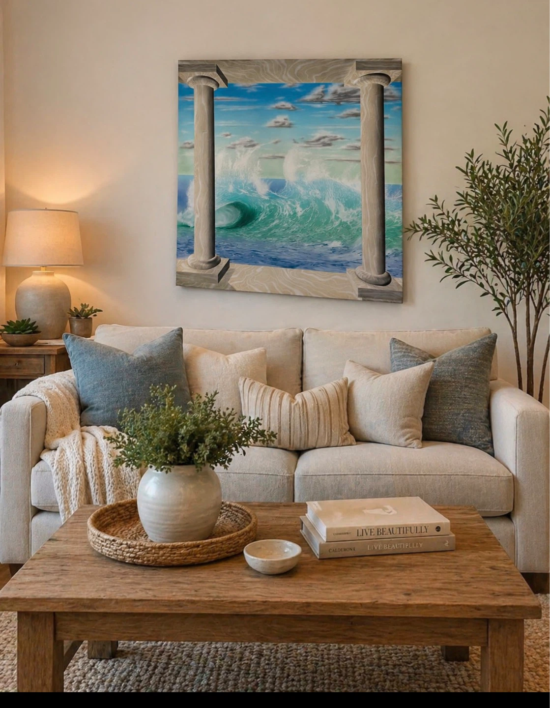 Wall Art Painting - Ocean Wave View - photo 3