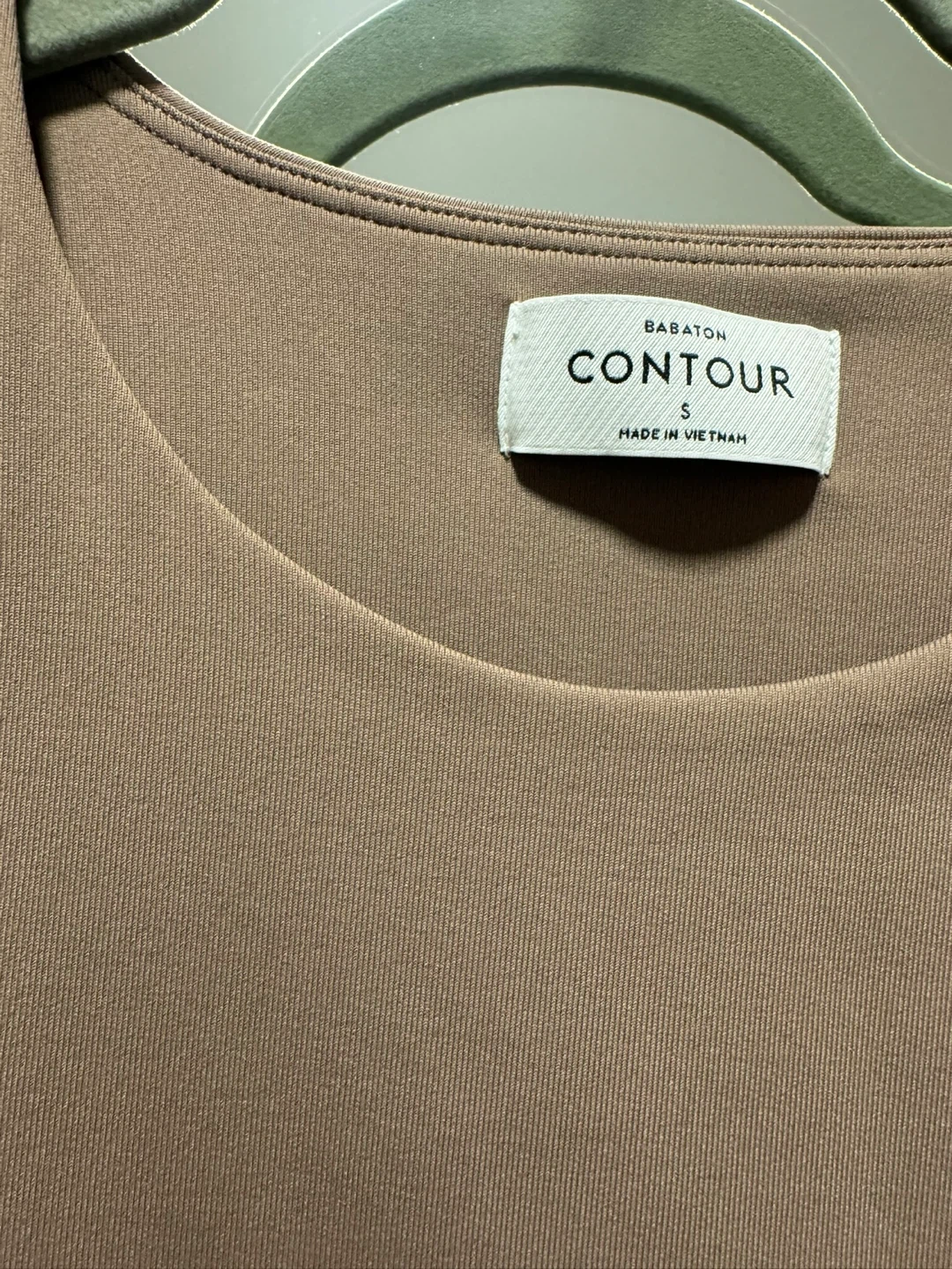 BABATON Contour Crew Deep Taupe T-Shirt Size S