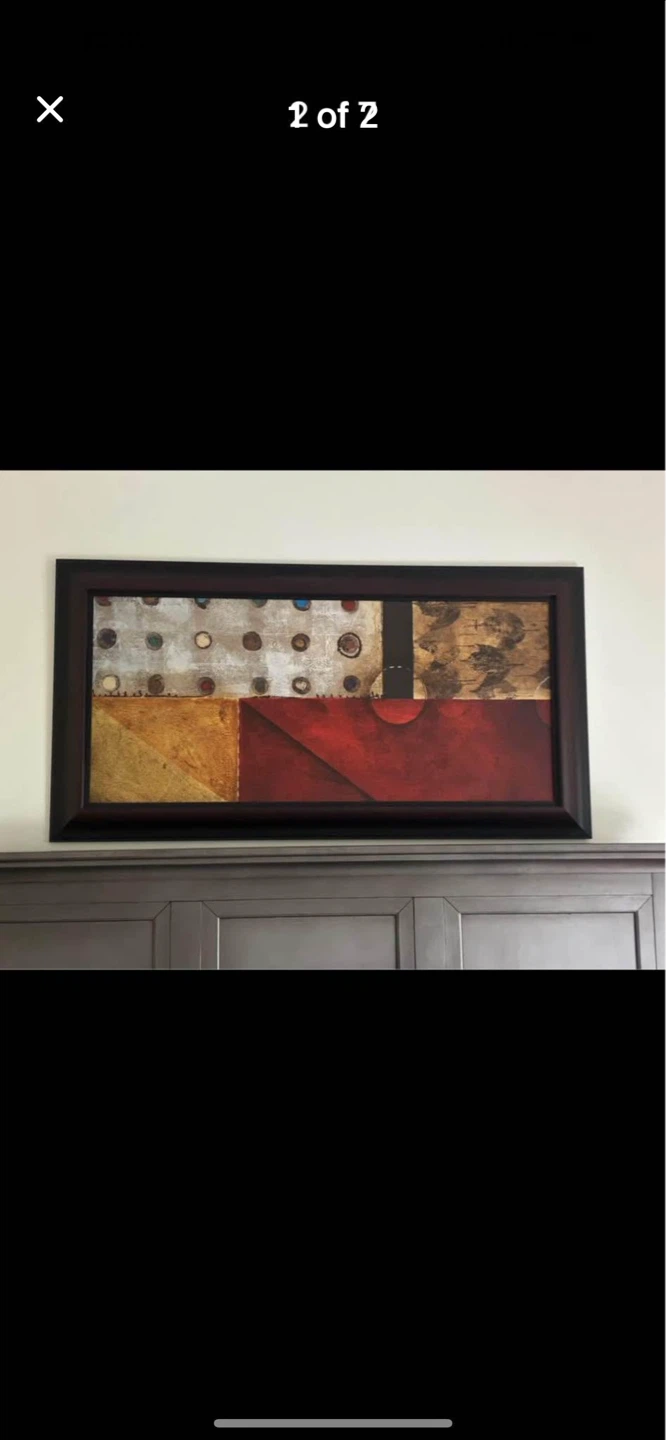 Framed Abstract Wall Art - photo 3