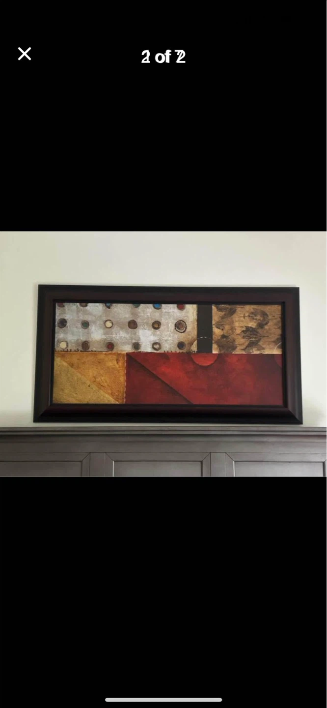 Framed Abstract Wall Art - photo 2