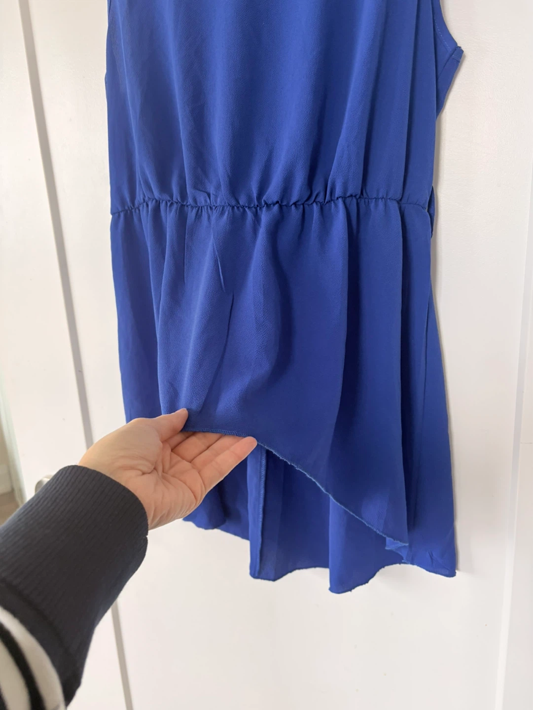 Blue Hi-Low Tank Dress - photo 2