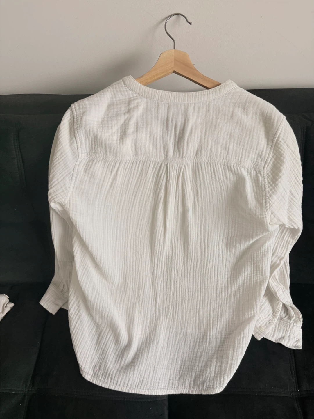 GAP White Gauze Shirt - Women's Medium - photo 3