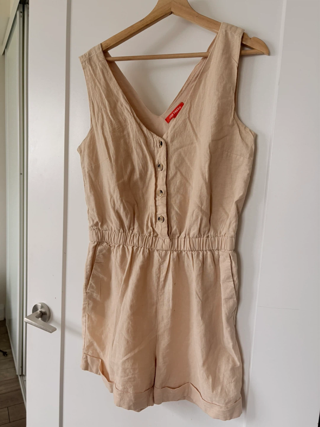 Joe Fresh Sleeveless Romper - Beige - photo 3