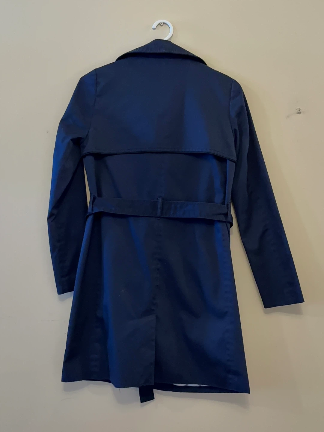 H&M Navy blue trench coat - photo 2