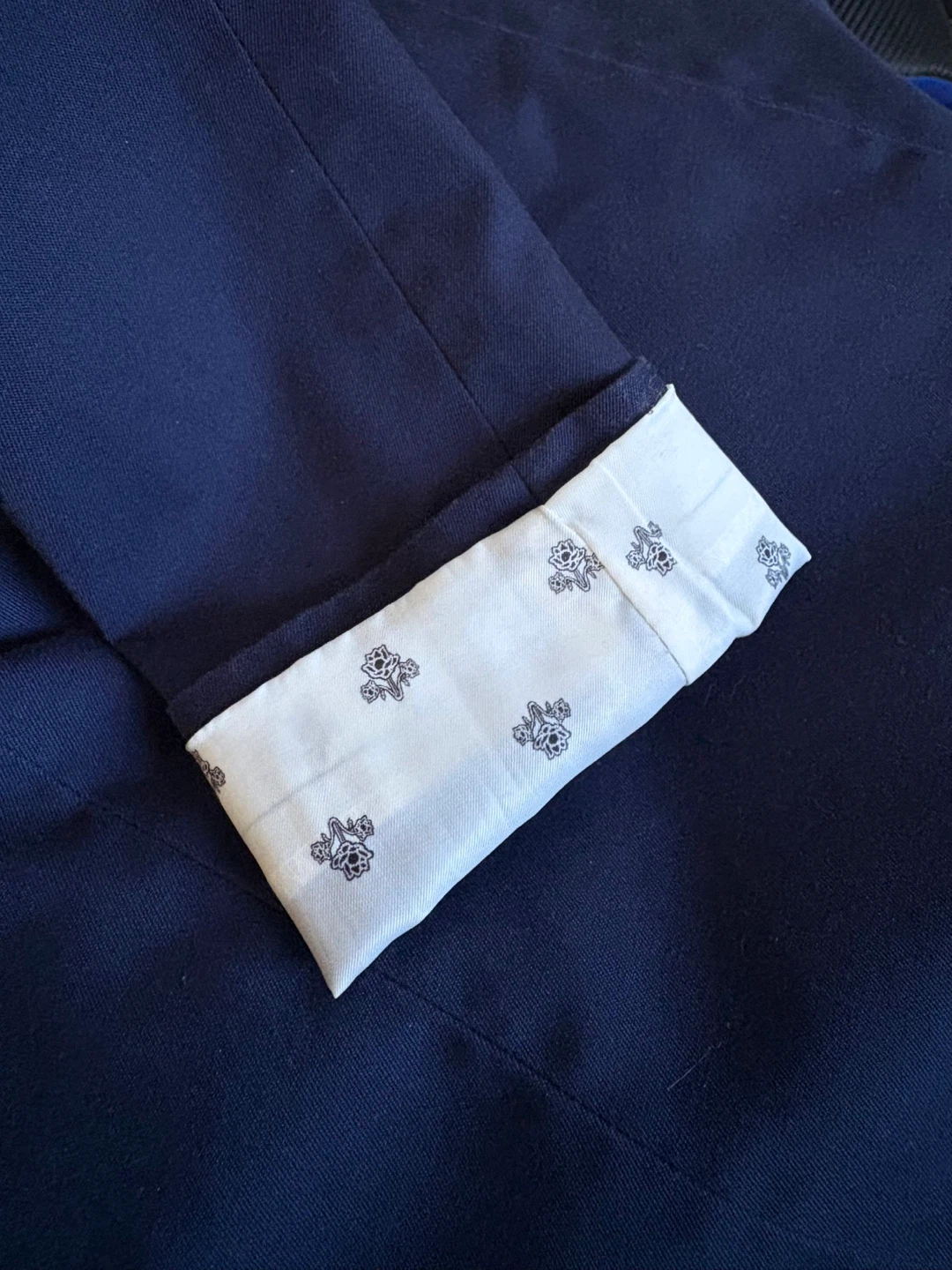 H&M Navy blue trench coat - photo 4