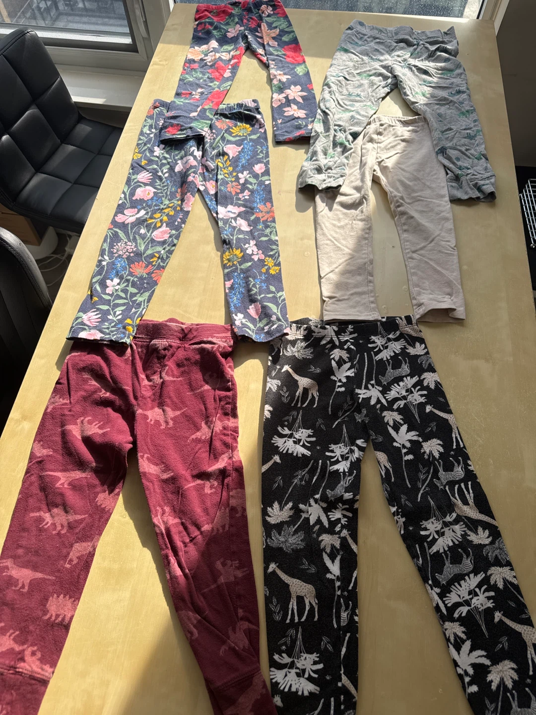 6 Pairs Girls Pants