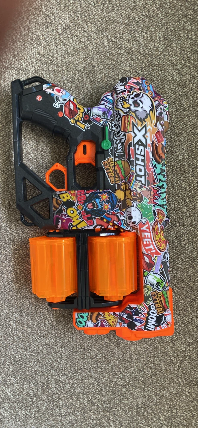 X-Shot Sticker Bomb Foam Dart Blaster