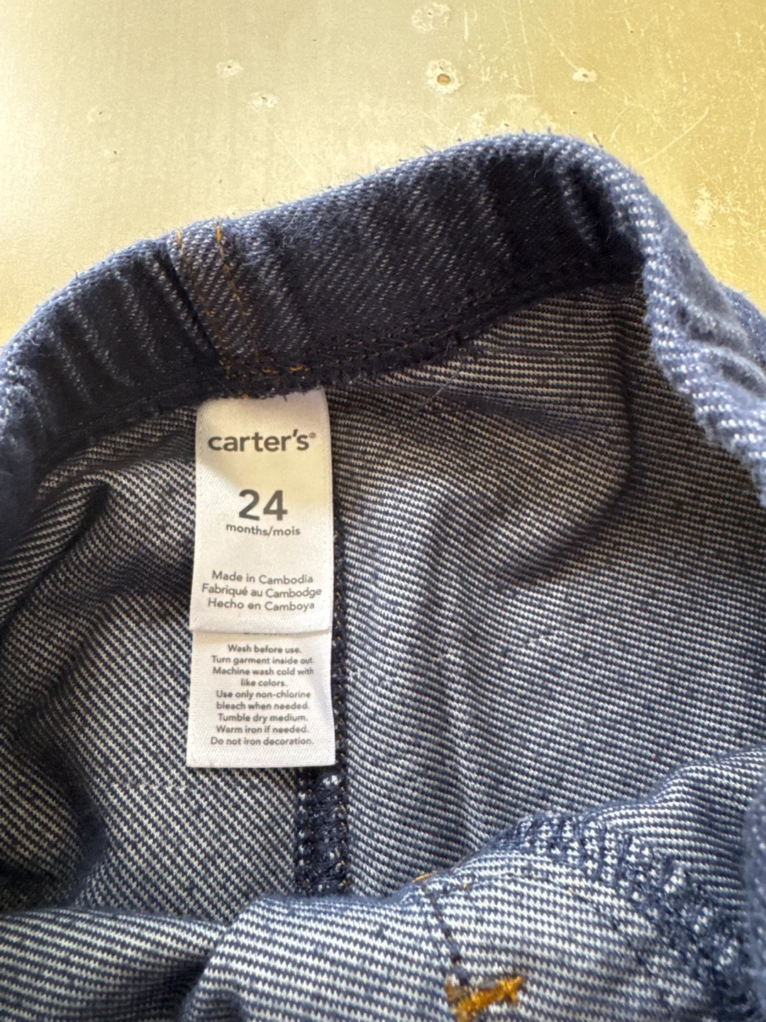 Carter's 24 Months Blue Denim Pants - photo 3