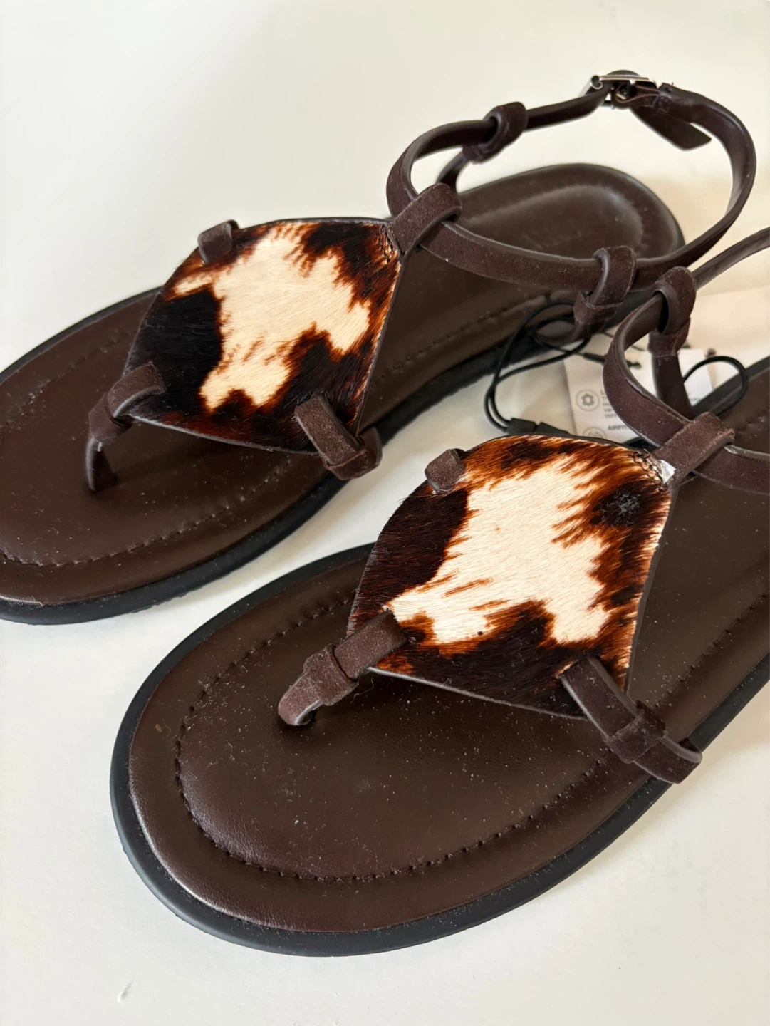 BNWT Zara Women's Animal Print Sandals - photo 4