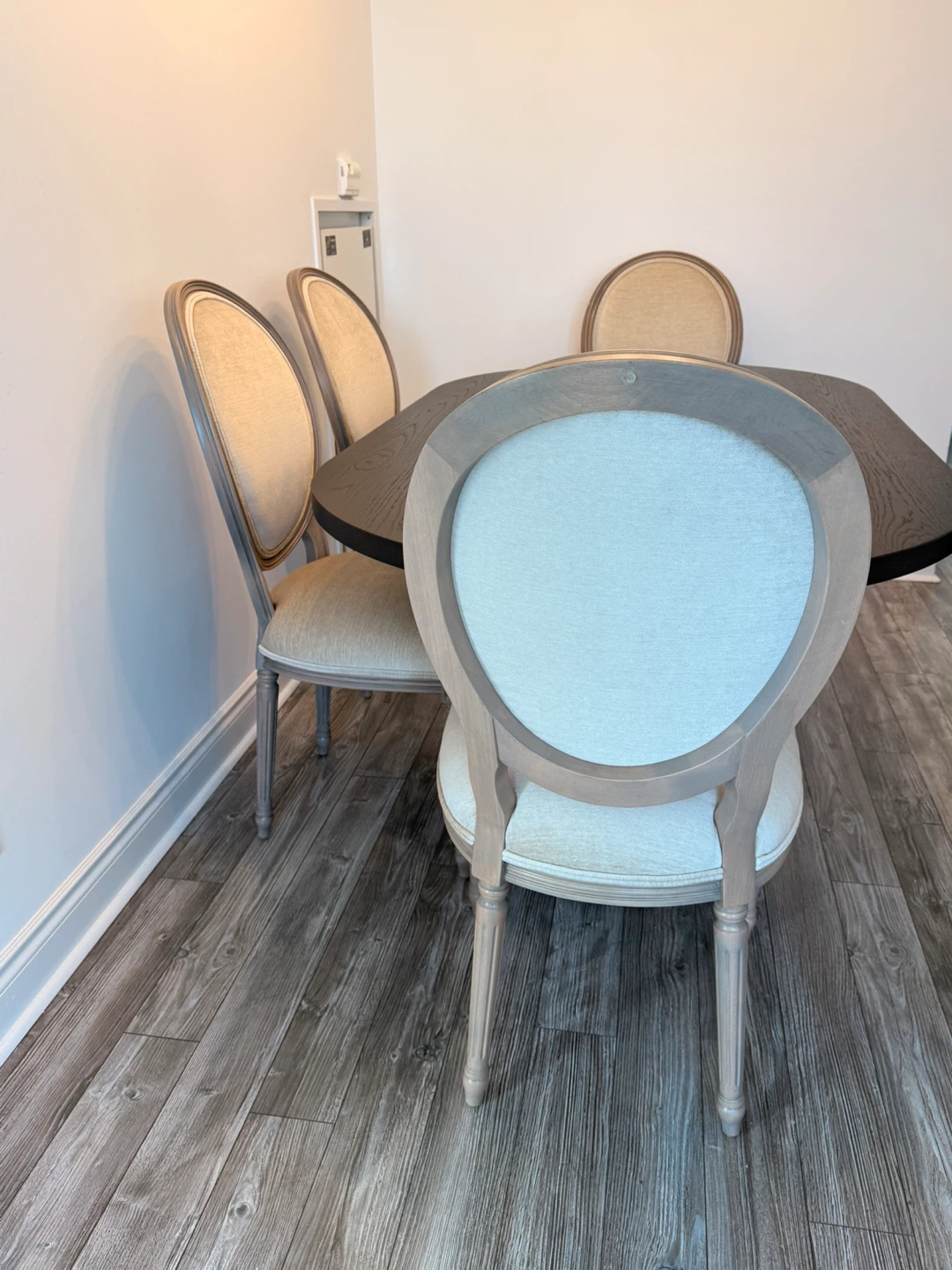 Rh Dining Table and 6 Italian Frame chair with velvet fabric - photo 3