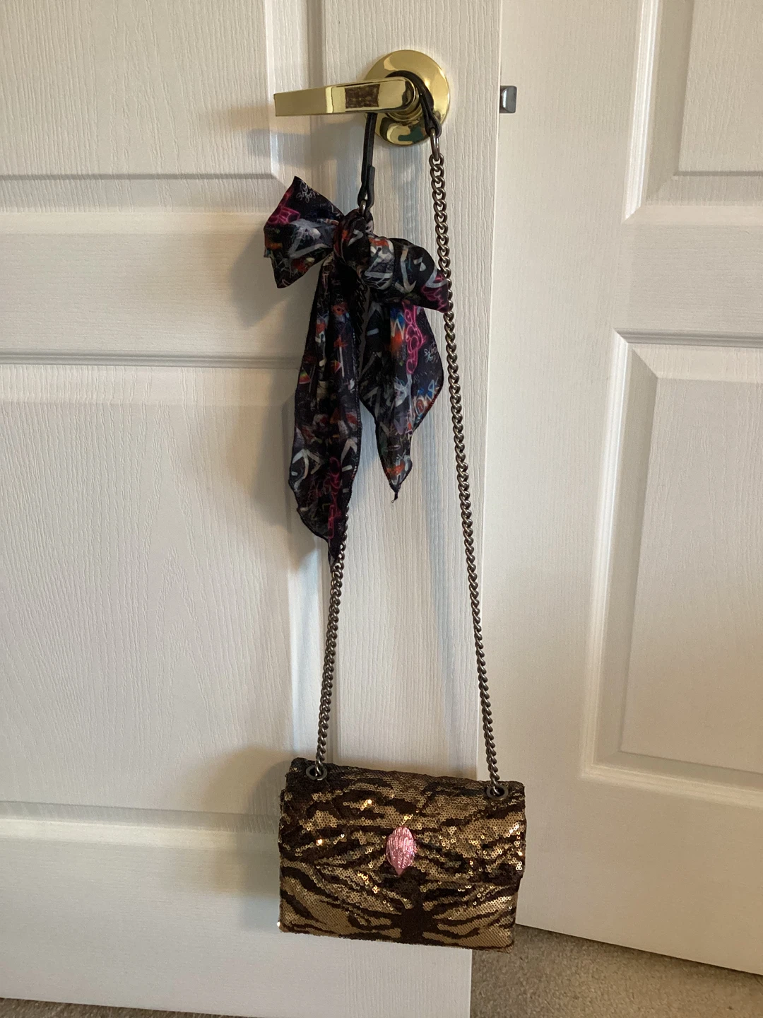 Kurt Geiger Sequined Shoulder Bag