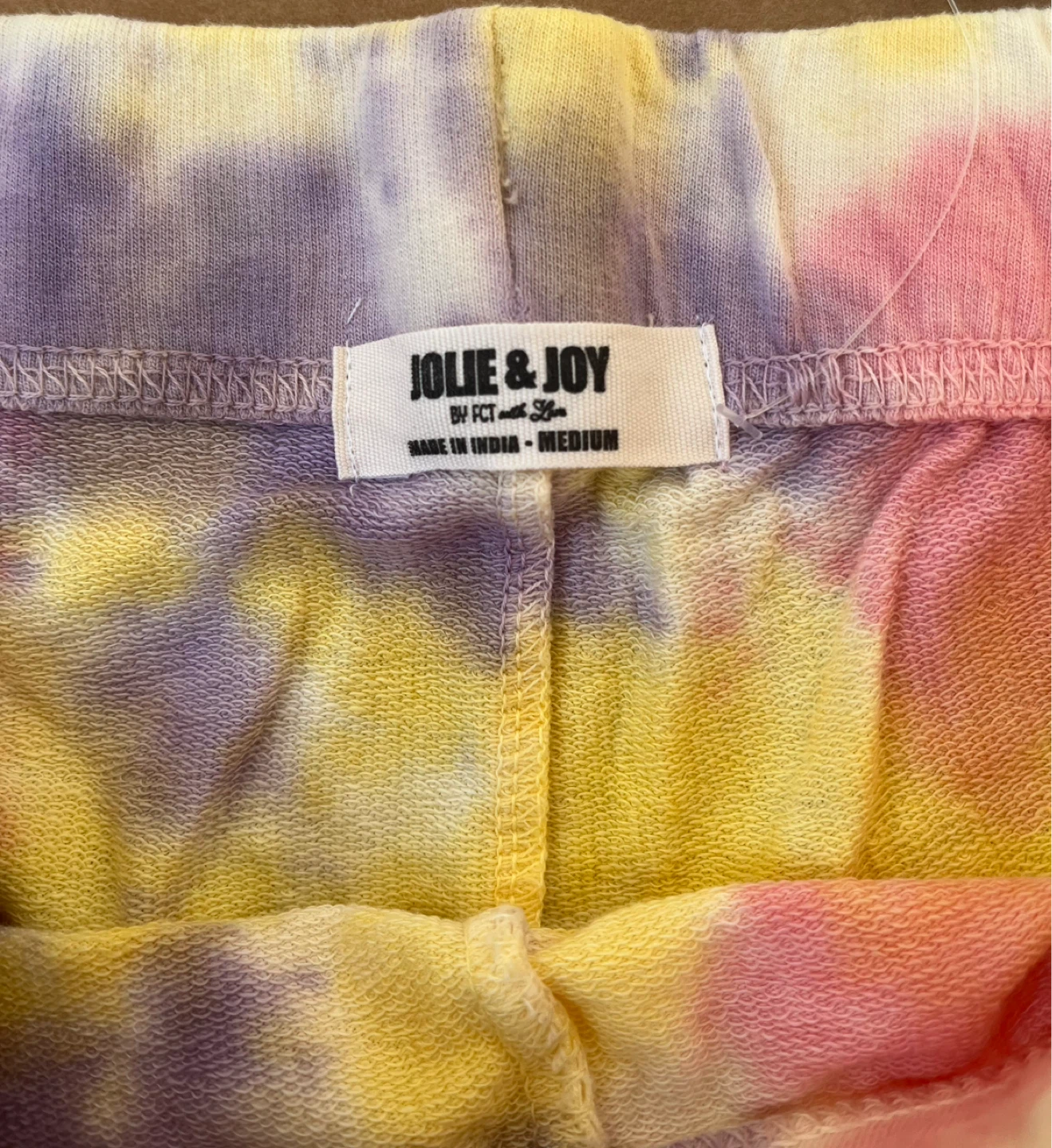 Jolie & Joy Tie Dye Distressed Lounge Shorts Medium - photo 3