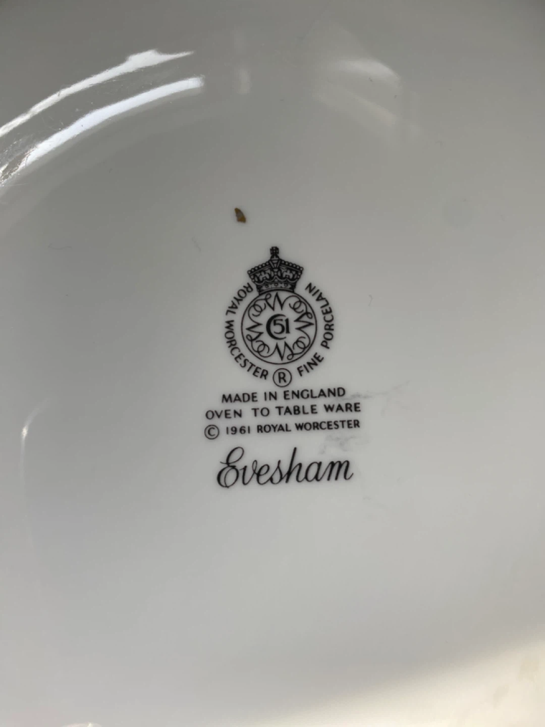 Royal Worcester Evesham Serving Bowl - photo 3