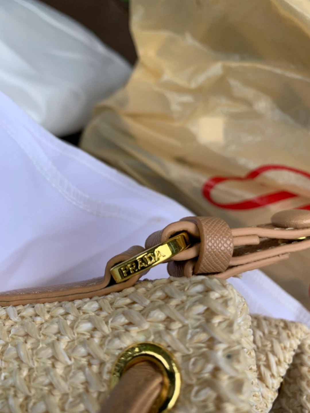 Prada Raffia Bucket Bag in Long Island great neck - photo 5