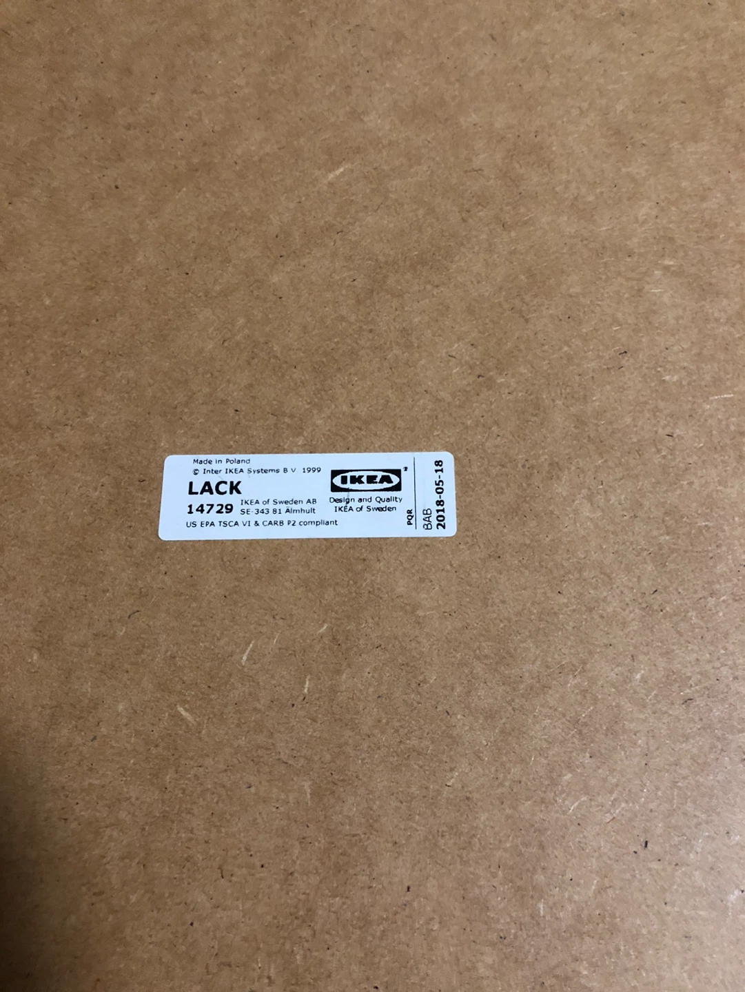 IKEA LACK Small Black Coffee Table - photo 3