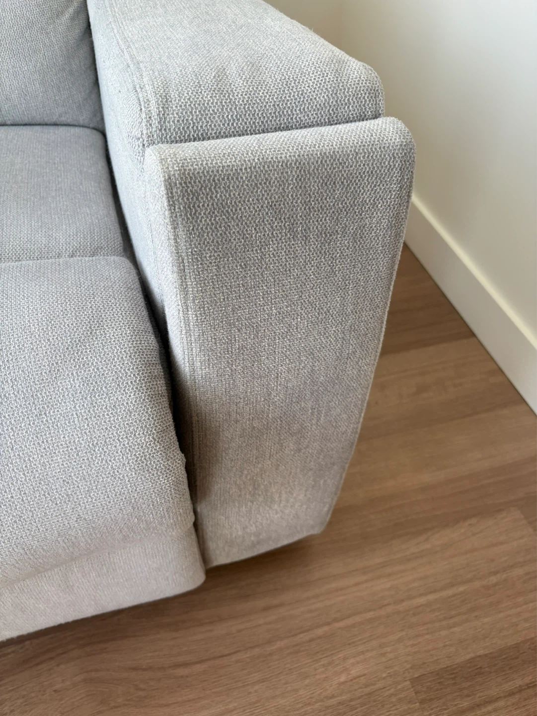 Grey Fabric 3-Seater Recliner Sofa with Cup Holders - photo 3