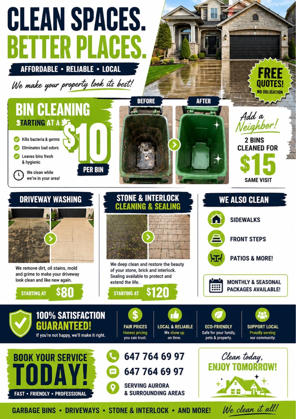 Garbage Bin Cleaning Service