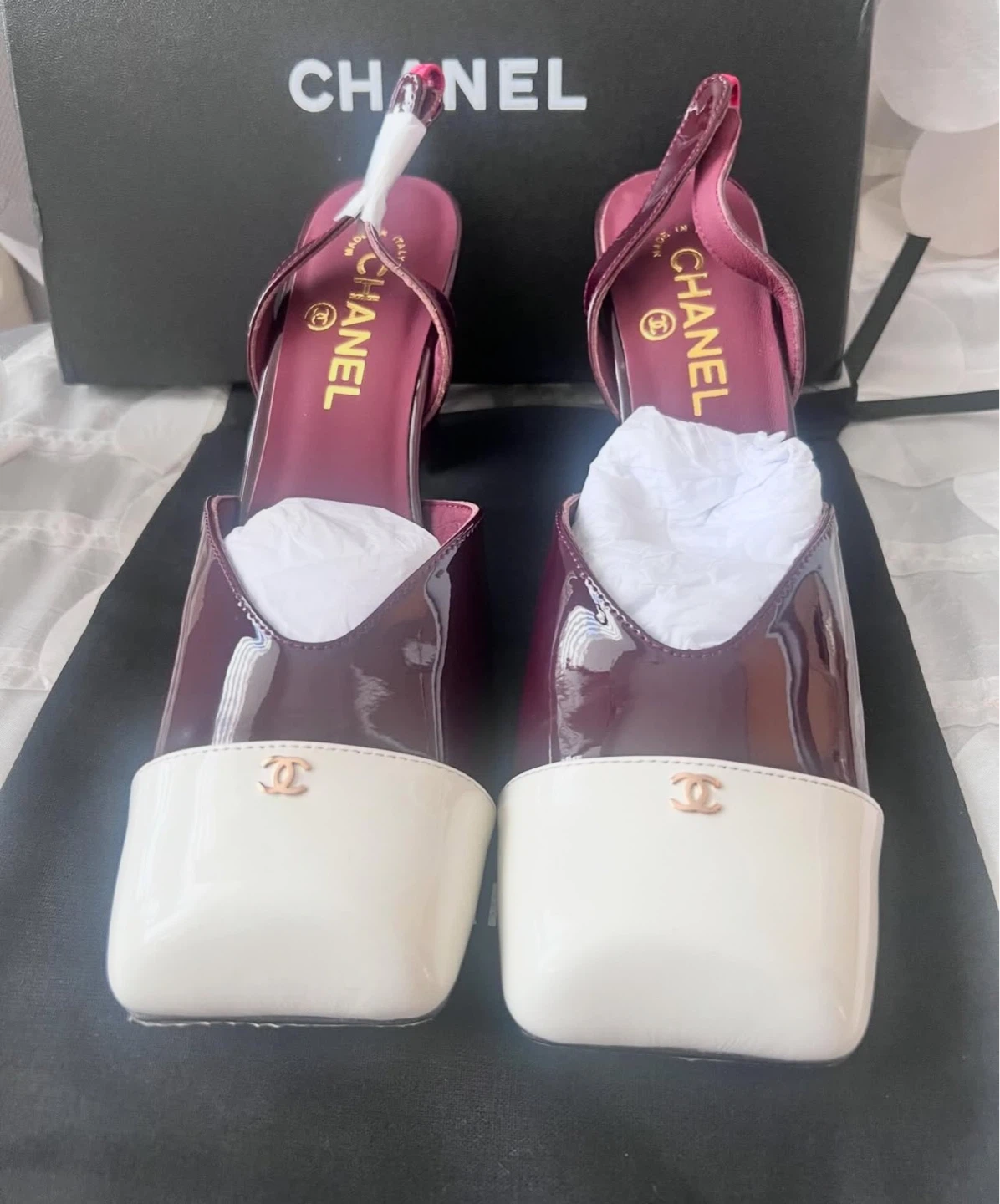 Chanel Slingback Heels