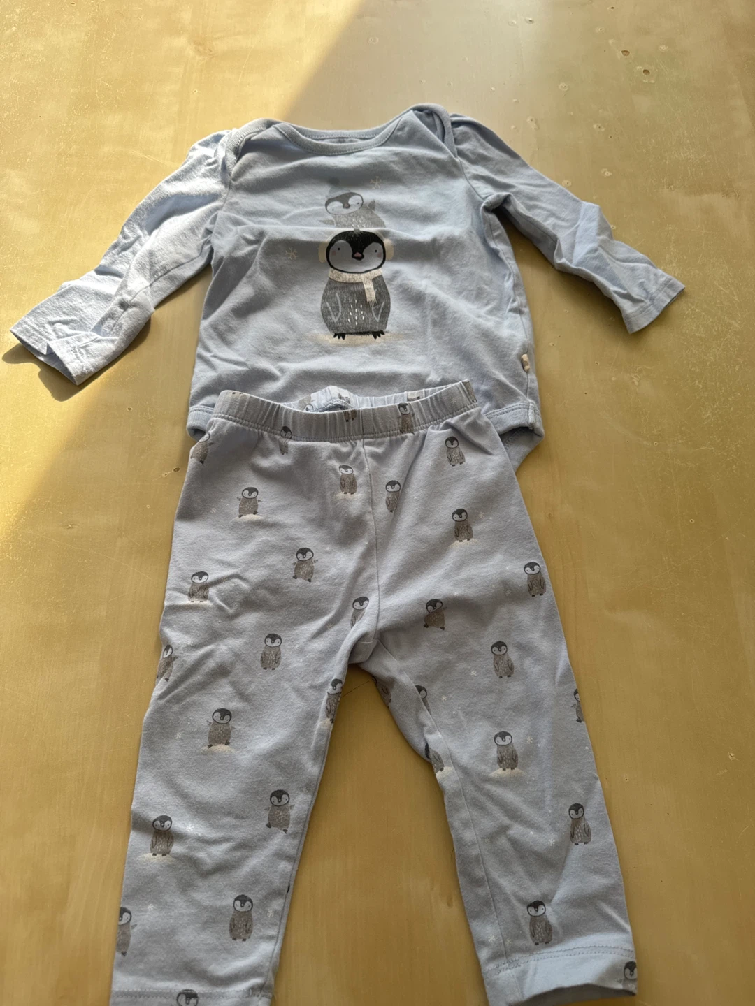Gap Baby Penguin Long Sleeve Bodysuit & Pants Set