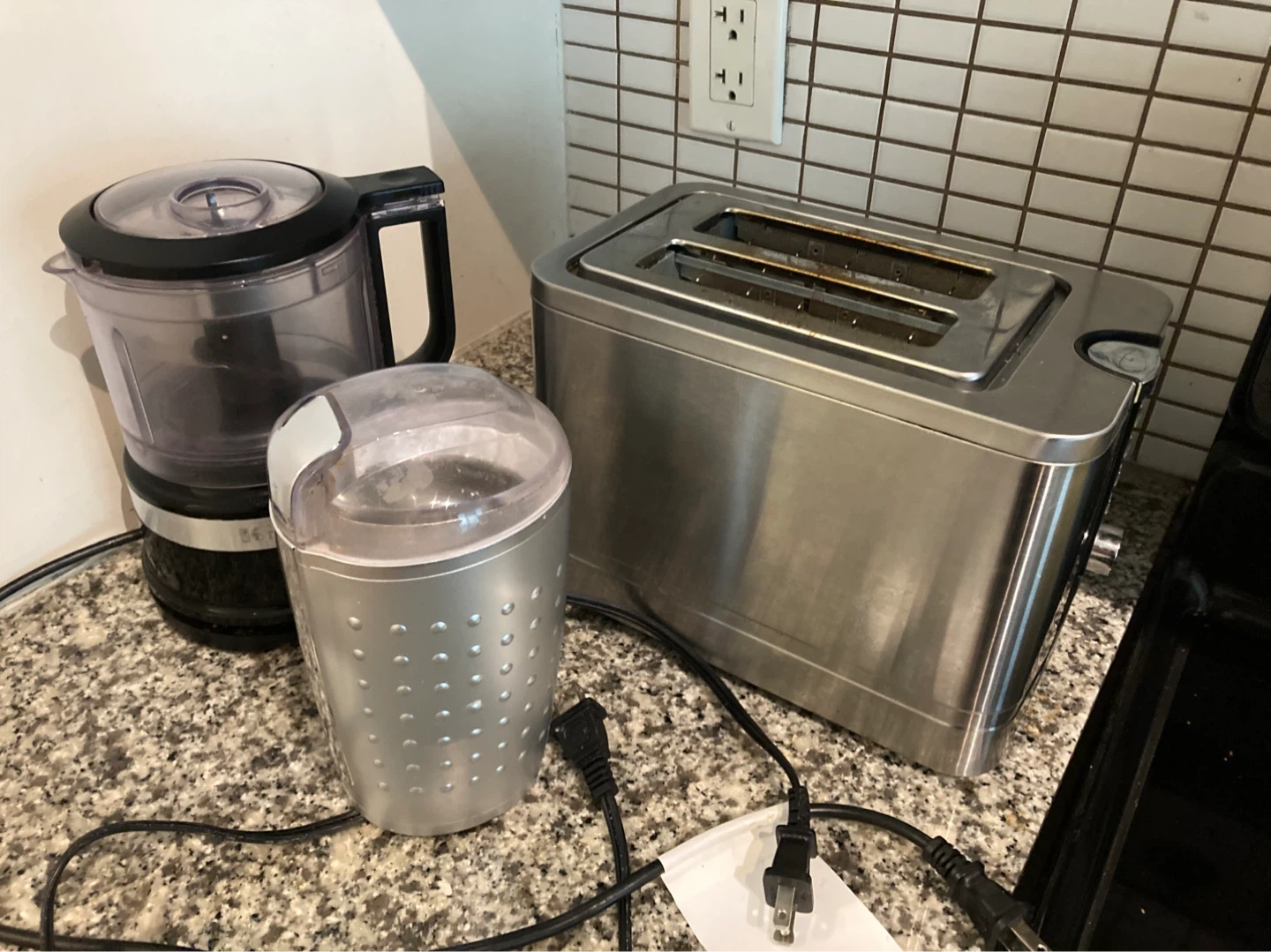 Kitchen Applience Set - toaster, food processor, grinder