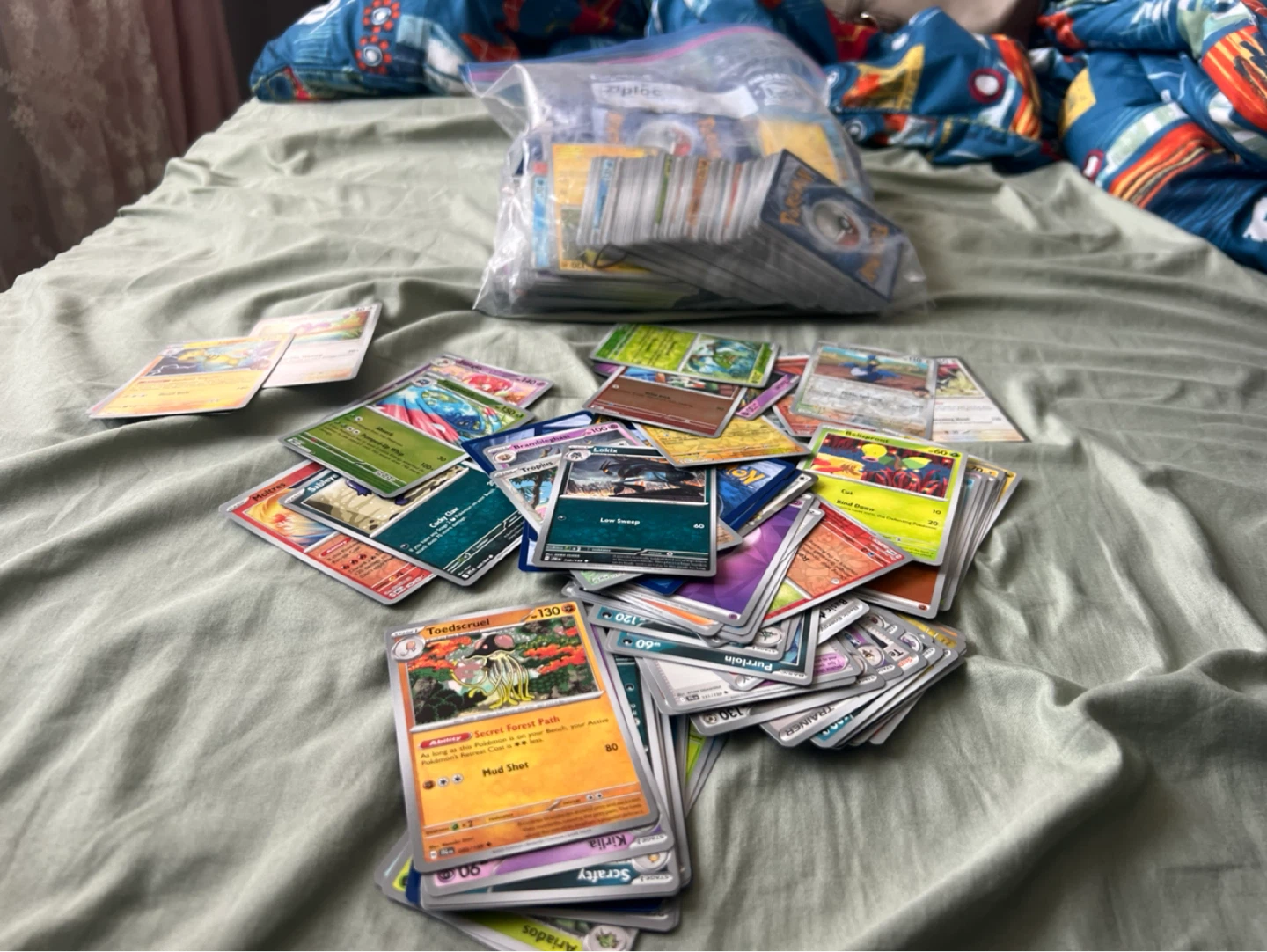 Collection of Pokemon Trading Cards