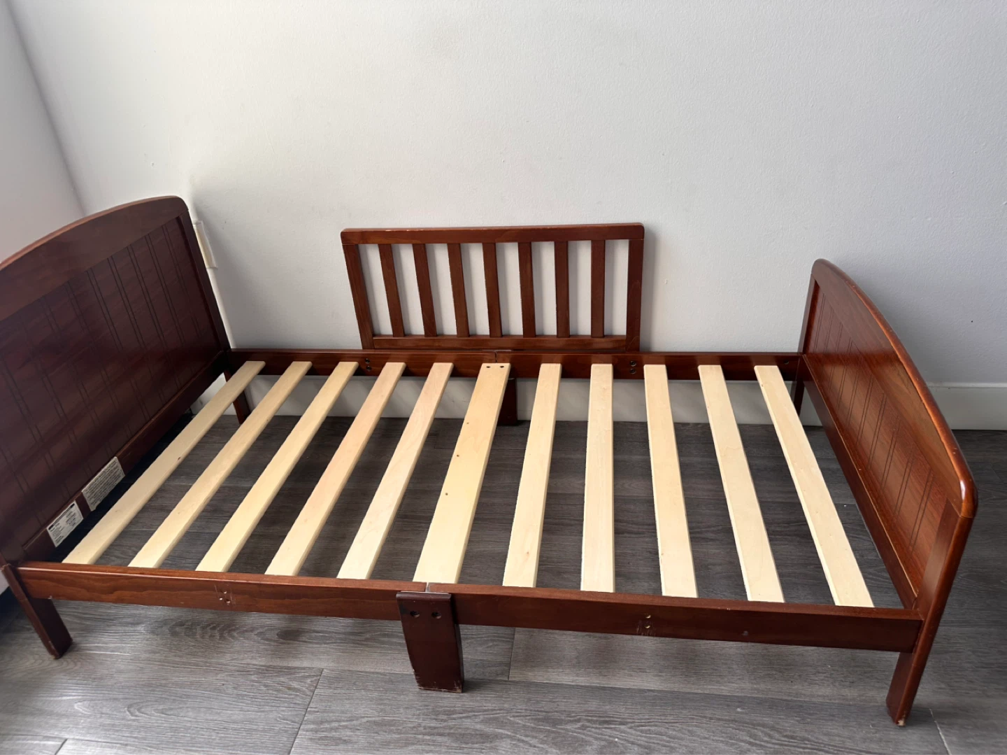 Toddler Bed Frame with Mattress