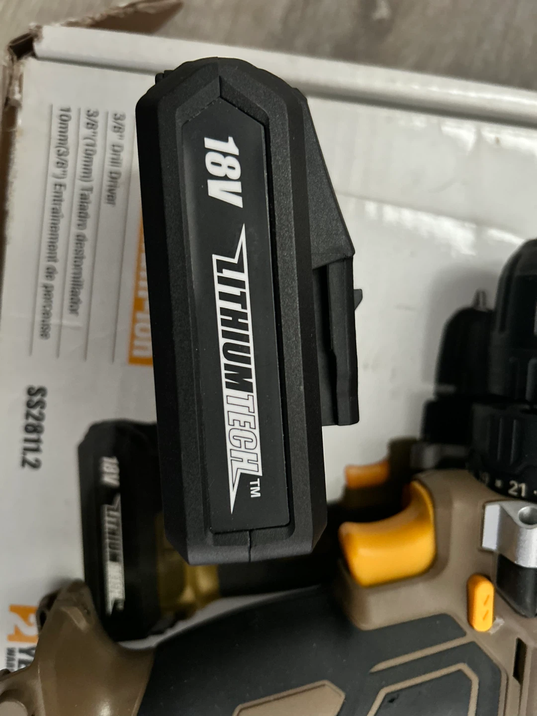 Shop Series 18V Cordless Drill with Lithium Tech Battery - photo 3