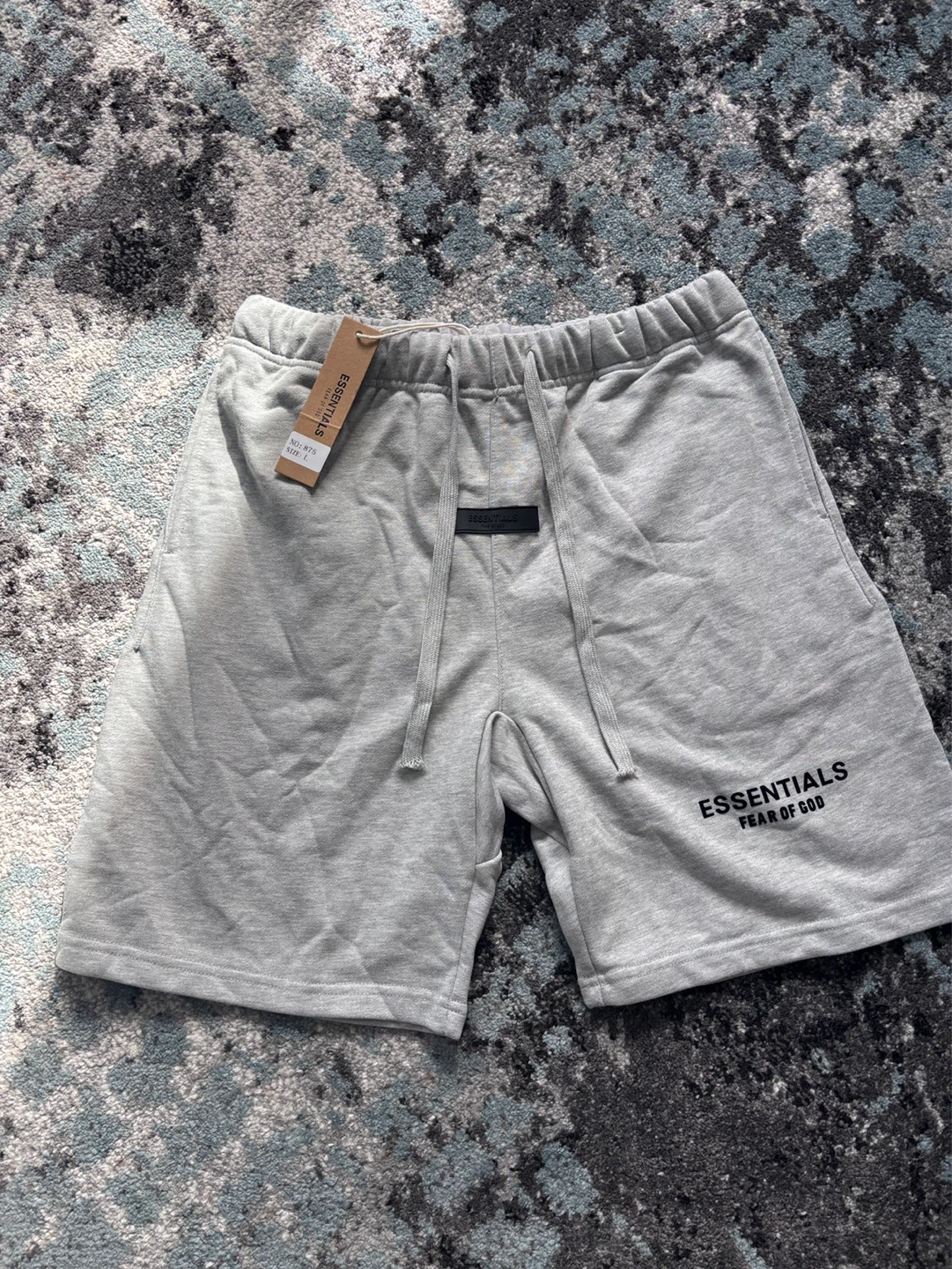 ESSENTIALS Fear of God Grey Sweat Shorts - Size L