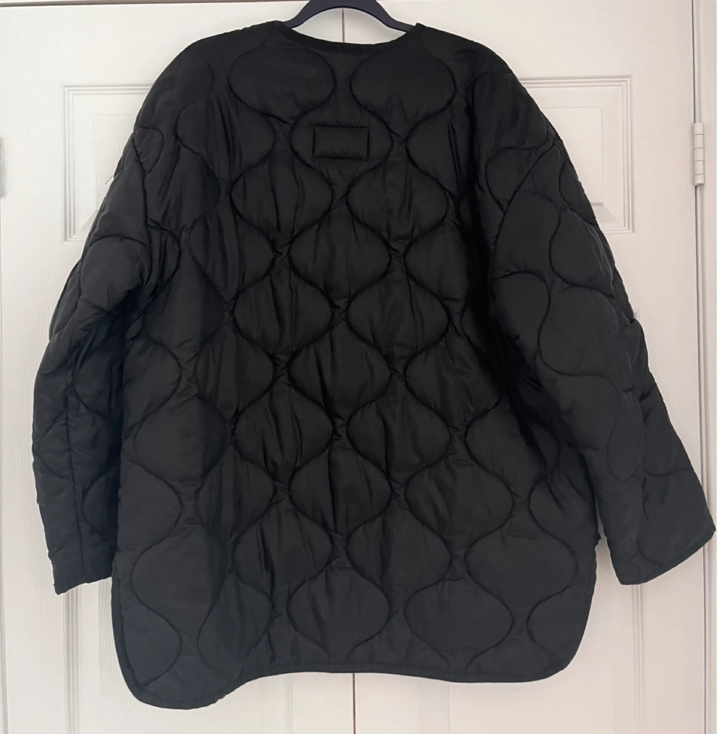 Babaton Black Quilted Jacket - Size M - photo 2