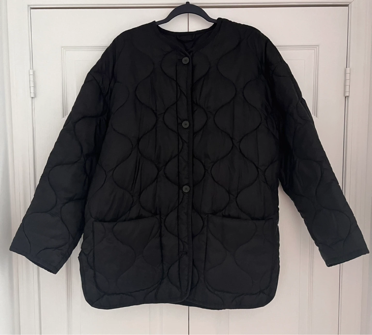 Babaton Black Quilted Jacket - Size M