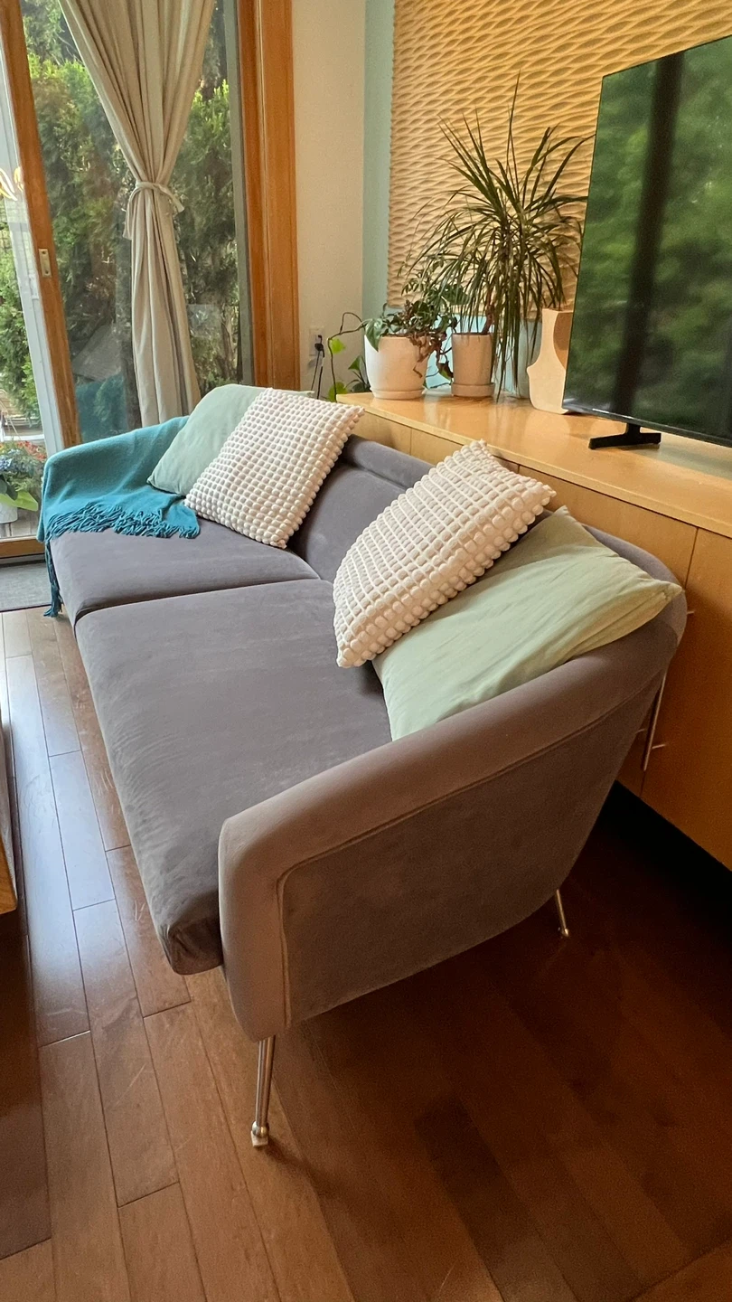 Danish mid-century modern pet safe 3-seater sofa - photo 2