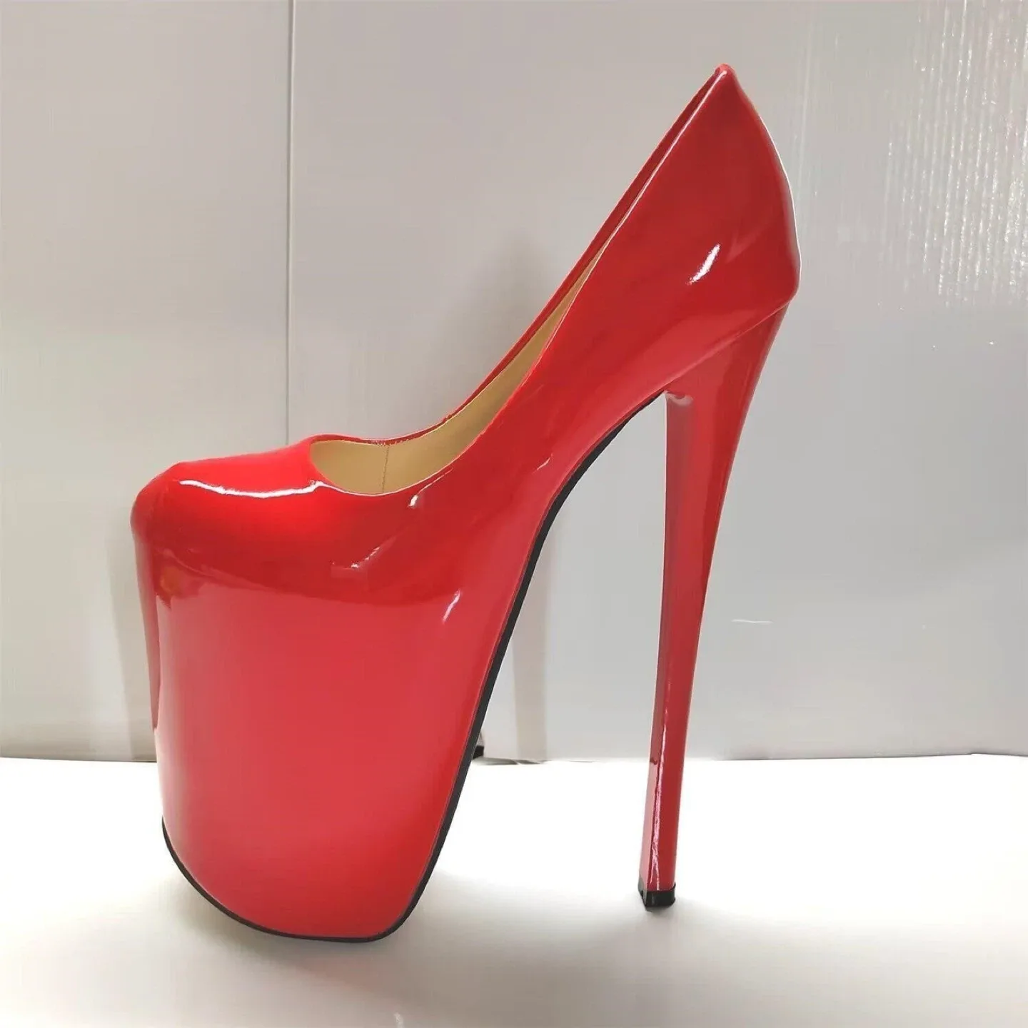 Red Womens High Heels Platform Pumps - Brand new