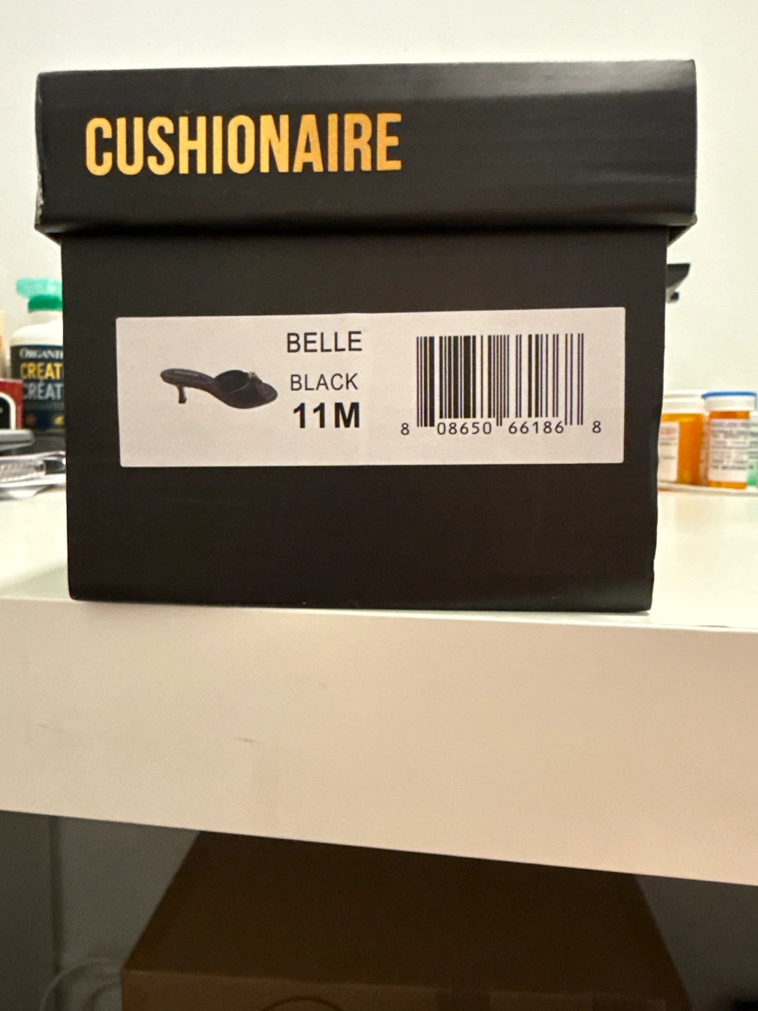 Cushionaire Belle Black Mules - Size 11M - photo 2